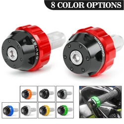 Motorcycle Cruise Control Throttle Clamp Assist End Bar Weight Handle Plug for Benelli Honda Suzuki Yamaha KTM Kawasaki Triumph