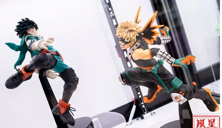 Original BP king of art Midoriya Izuku Bakugou Katsuki Figure PVC Collection Model Toy Doll Brinquedos