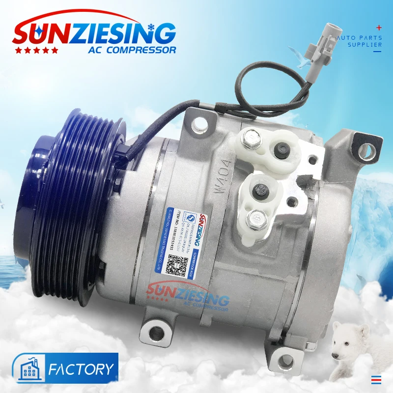 for Toyota Rav4 2.0L 2.4L New 10S15C Compressor 4cyl 2000-2005 4710370 4711370 88310-42140 8831042140 8832042080 4472203933