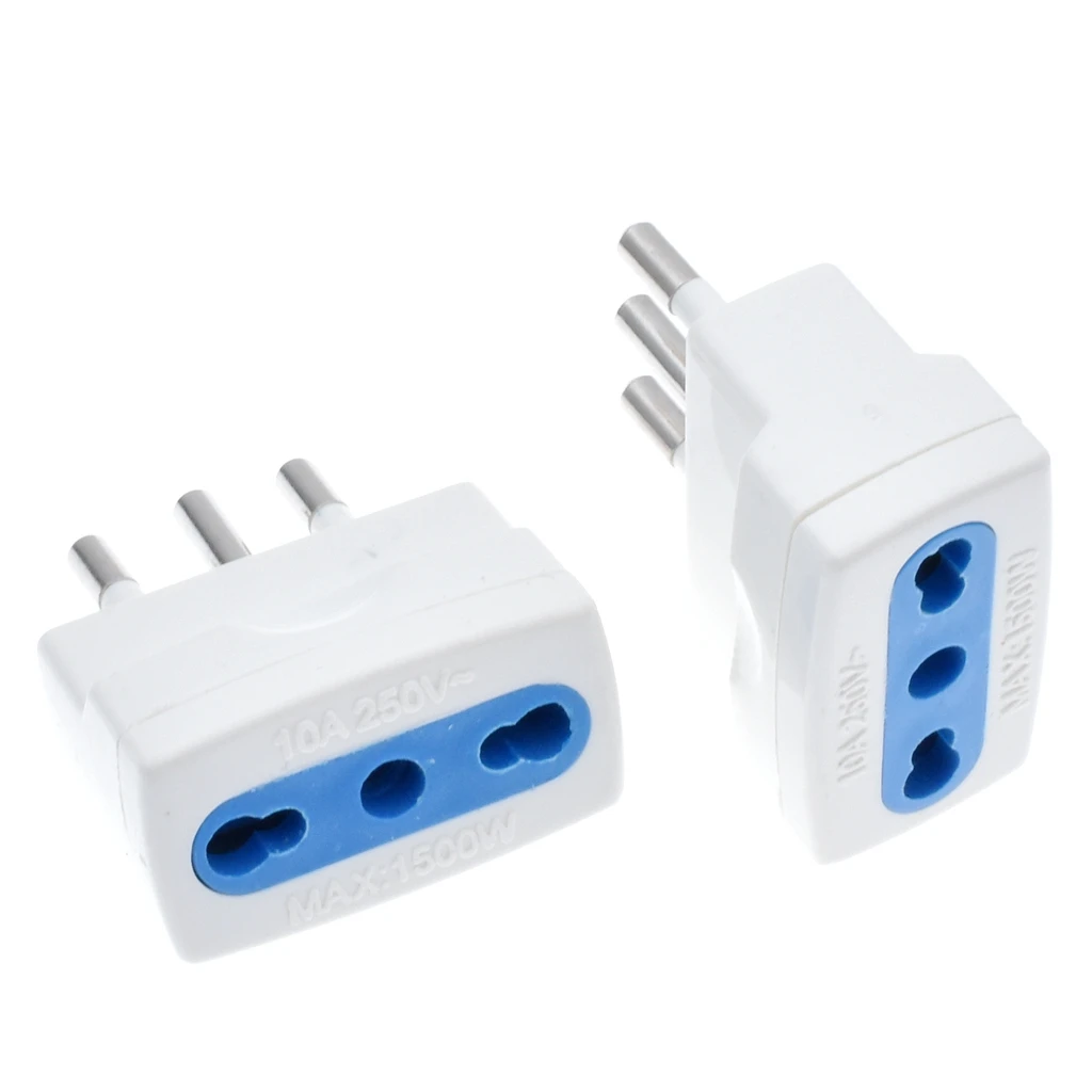 European 2 pin EU 4.0mm to Italy mini travel plug adapter best for travel accessories  250V 10A