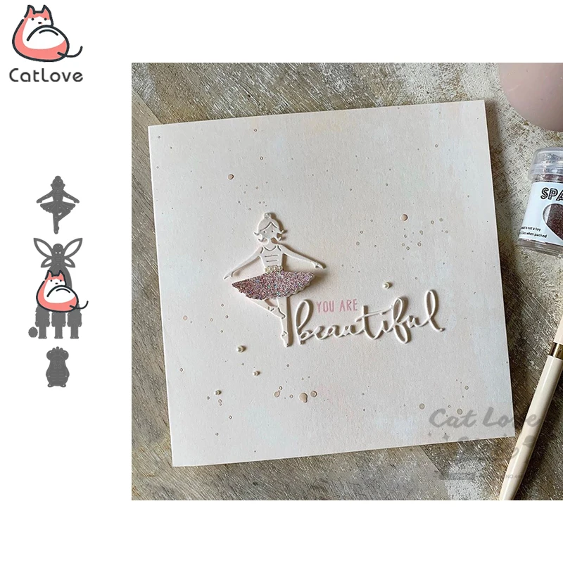 عروسة كارتون سلسلة قطع معدنية يموت سكرابوكينغ Stencil يموت تخفيضات بطاقة صنع الحرفية الزخرفية النقش يموت جديد لعام 2019