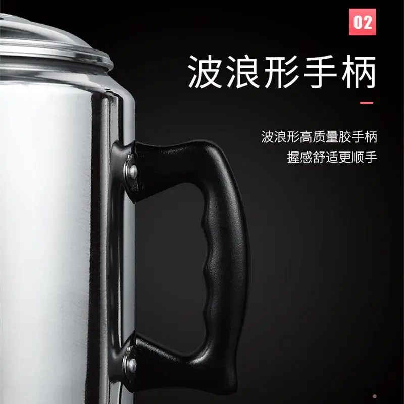 Aixiangru Hong Kong Style Coffee Percolators Aluminum Alloy Milk Tea Pot Hand Made Coffee Maker Kitchen Accessories 3L Teapot