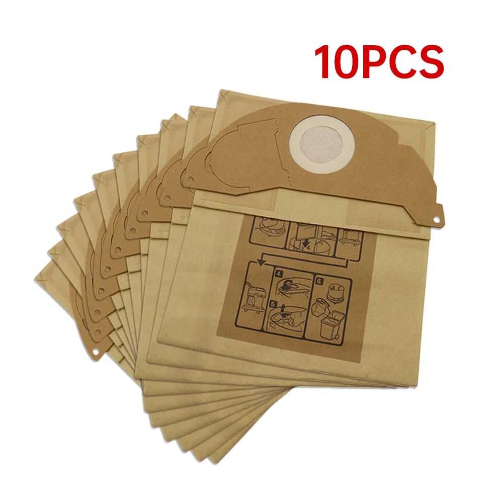 10 Vacuum cleaner bags replacement for Karcher A2000 2003 2004 2014 2024 2054 2064 2074 S2500 WD2200 2210 2240