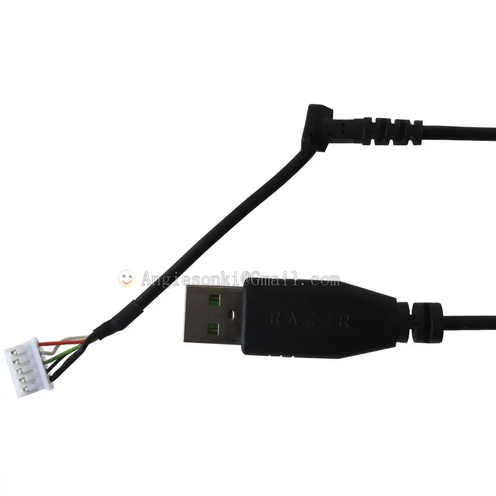 Nuevo ratón con cable USB/línea/cable para RZ abysus 2014 ratón RZ01-0119 negro