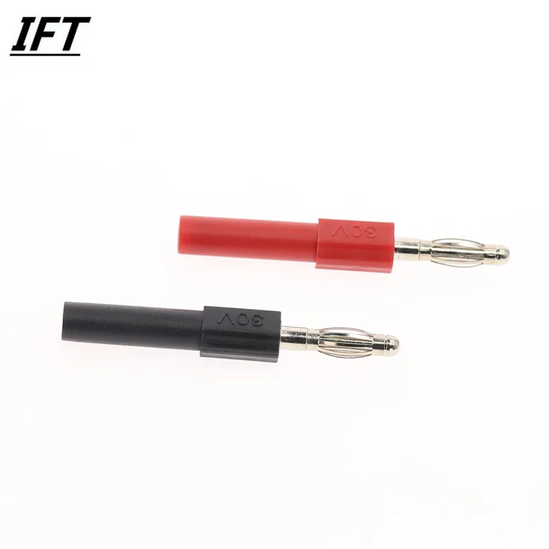 30V 구리 4mm 수-4mm 암 바나나 잭 프로브 어댑터