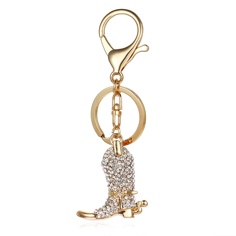 2020 Tinykenro new hot style rhinestone super handsome cowboy boots Mexican style bag wallet keychain