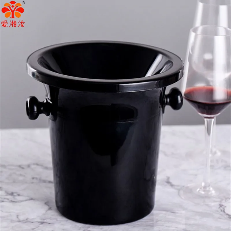 

New Wine Tasting Barrels,Tasting Party Wine Tasting Spitting Barrel,Black Plastic Vomit Bucket Funnel Cover,Bar Accessories