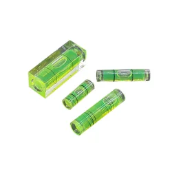 2PC Mini Circular Horizontal Precision Spirit Level Round Bubble Set Universal Green Round Bullseye Measuring Tools