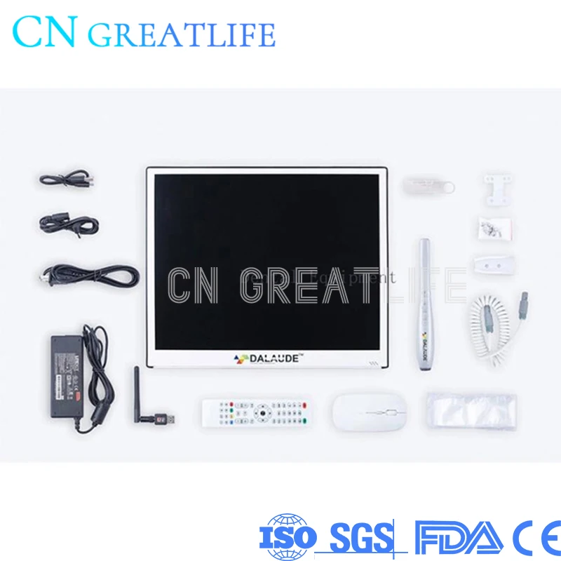 

Wifi HD 8 Million Pixels High-definition Endoscope Tools 17' Digital LCD Monitor Dental Intraoral Camera