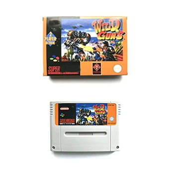 Wild guns pal game cartridge For snes pal console video game