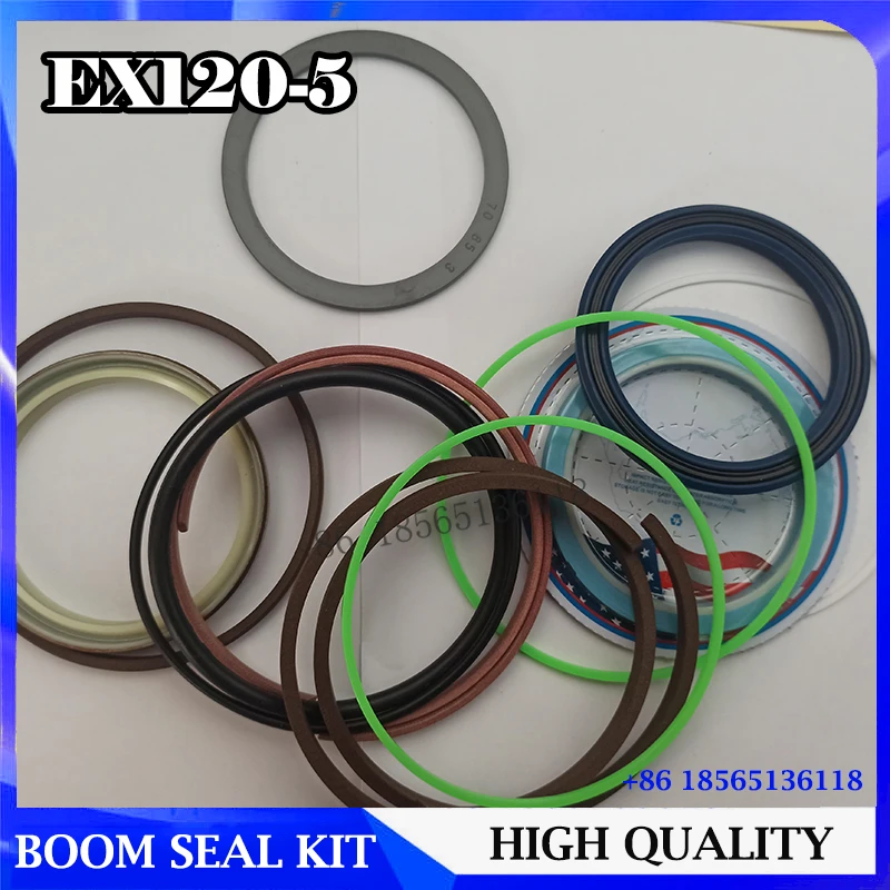 

Excavator Polyurethane Cylinder Seal Kit 4394912 For Hitachi EX120-5 Hydraulic Boom Oil Seal Repair Kit