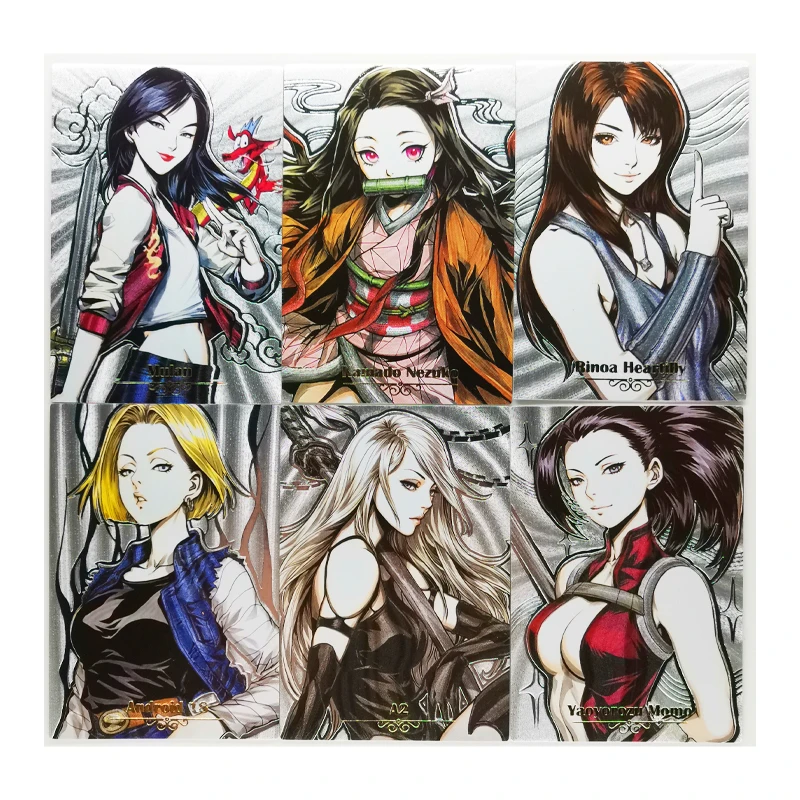 9pcs/set ACG Sexy Anime Goddess No.3 Demon Slayer Kimetsu No Yaiba Toys Hobbies Hobby Collectibles Game Collection Anime Cards