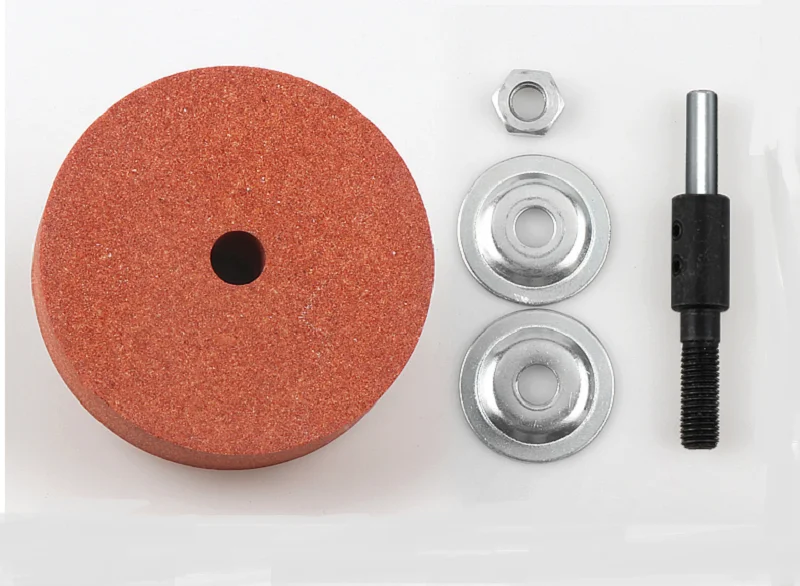 Baru OD75 * ID10 3 "Grinding Batu Wheel Polisher Disc Pad dengan 8 Mm Betis untuk Bor Listrik Bekerja rotary Alat