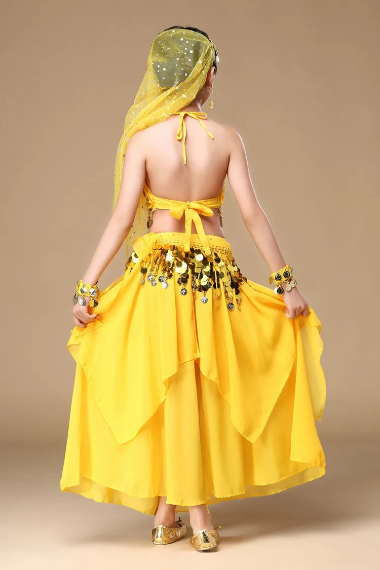 Bauchtanz-Kostüme für Kinder, orientalische Tanzkostüme, Bauchtanz-Set für Mädchen, ägyptisches Bollywood, indische Kinder-Bauchtanzkleidung