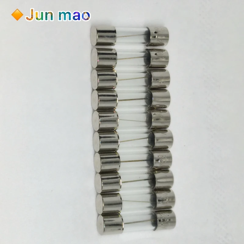 10pcs 5*20 Glass Fuse Fast Fuse Not Fuse Kit 250V 0.1A 0.2A 0.5A 1A 2A 3A 4A 5A 6A 7A 8A 10A 12A 15A 20A Quick Blow 5x20mm Hot