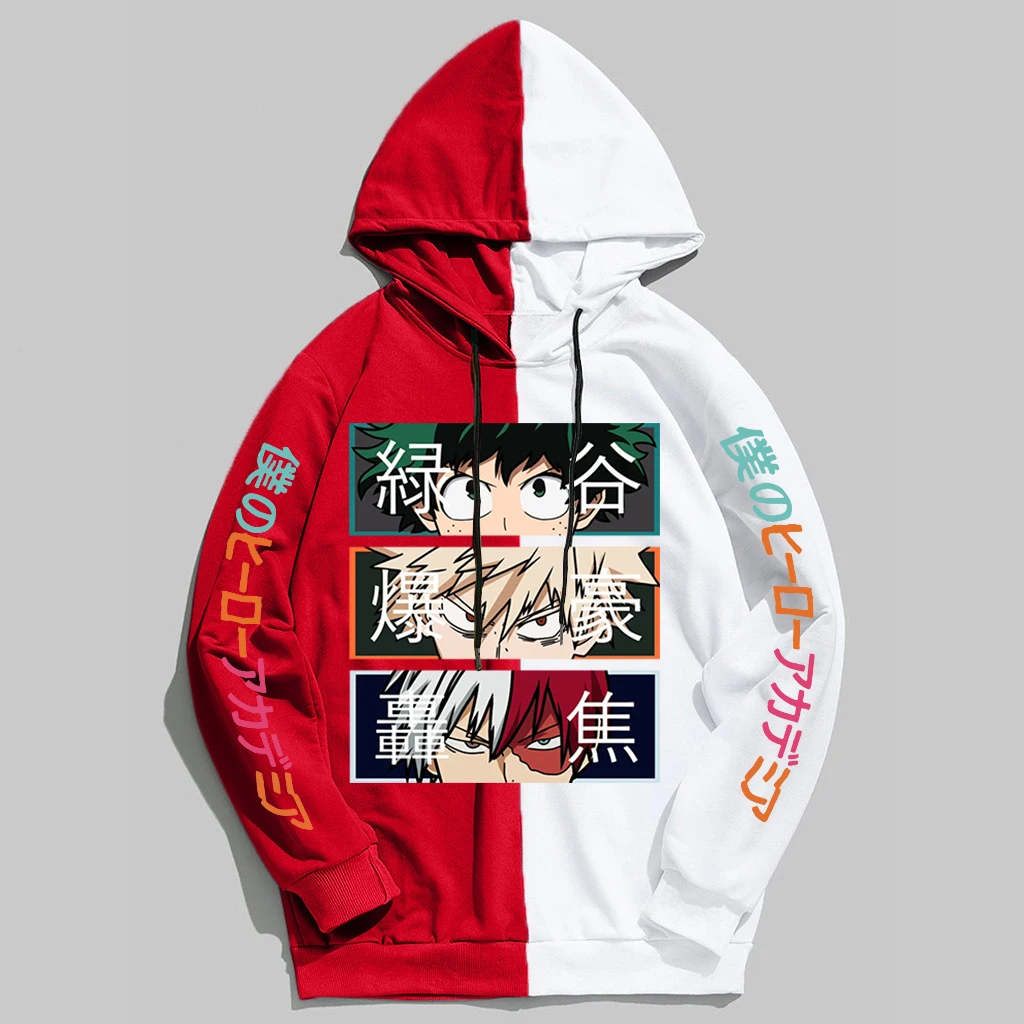 2022 Anime Mới Của Tôi Anh Hùng Giới Học Thuật Khoác Hoodie Nam Chui Đầu Hiphop Hoodie Miếng Dán Cường Lực Nữ Dạo Phố Tay Dài Unisex Cao Cấp