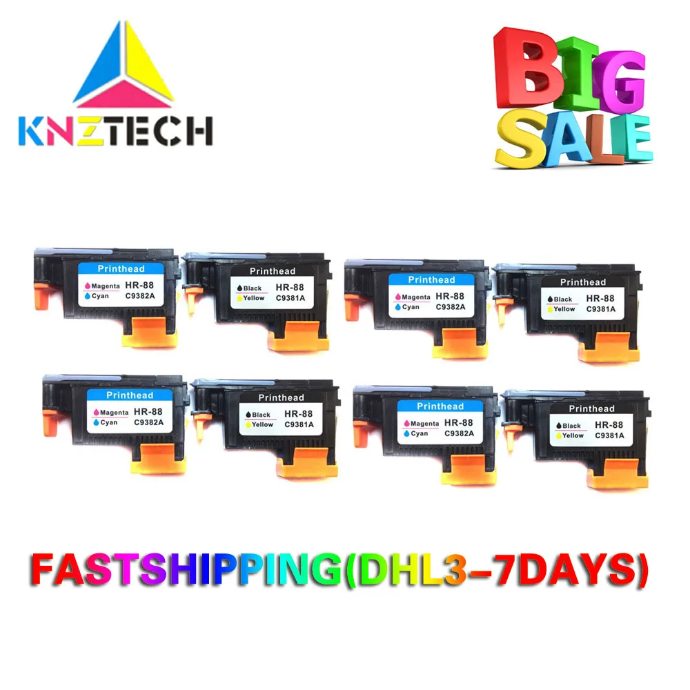 FAST compatible for hp88 print head printhead C9381A C9382A for 88 PRO K550 K8600 K8500 K5300 K5400 L7380 L7580 L7590 printer