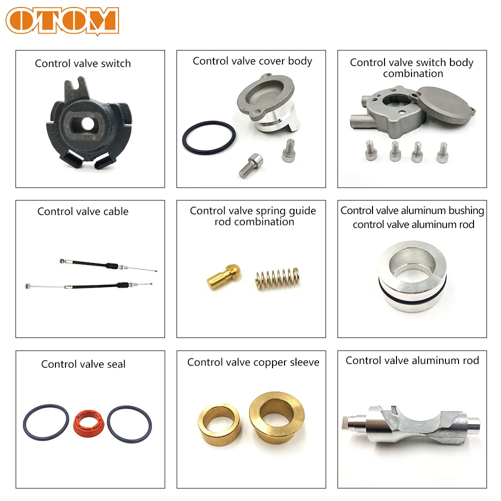 OTOM Exhaust Valve Assembly For YAMAHA DT230 MT250 2 stroke dt 250cc control valves switch cover std parts DT TSE MT