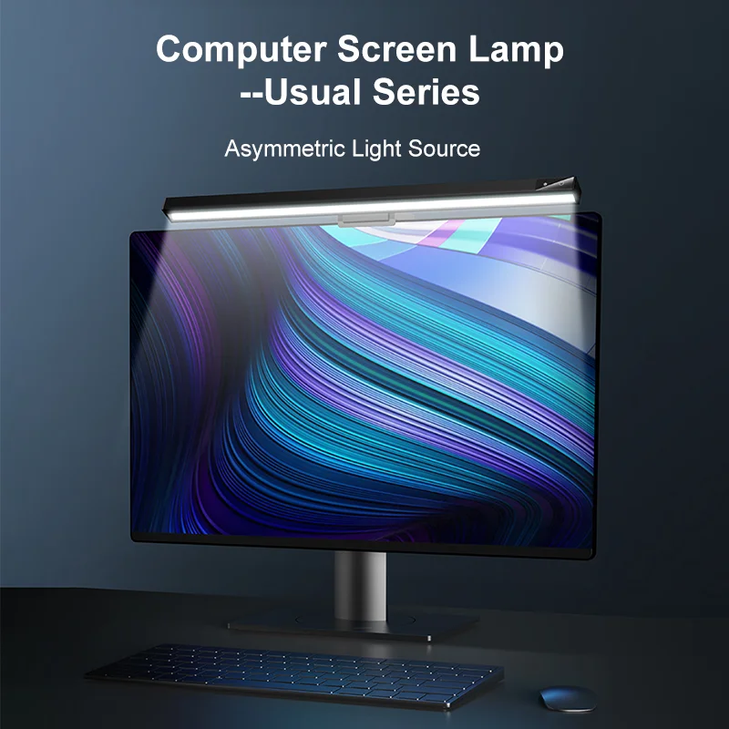 LAOPAO Stepless Dimming Touch LED Desk Lamp Eye-Care For Computer PC Monitor Screen bar Hanging Light Reading USB Powered Lamp