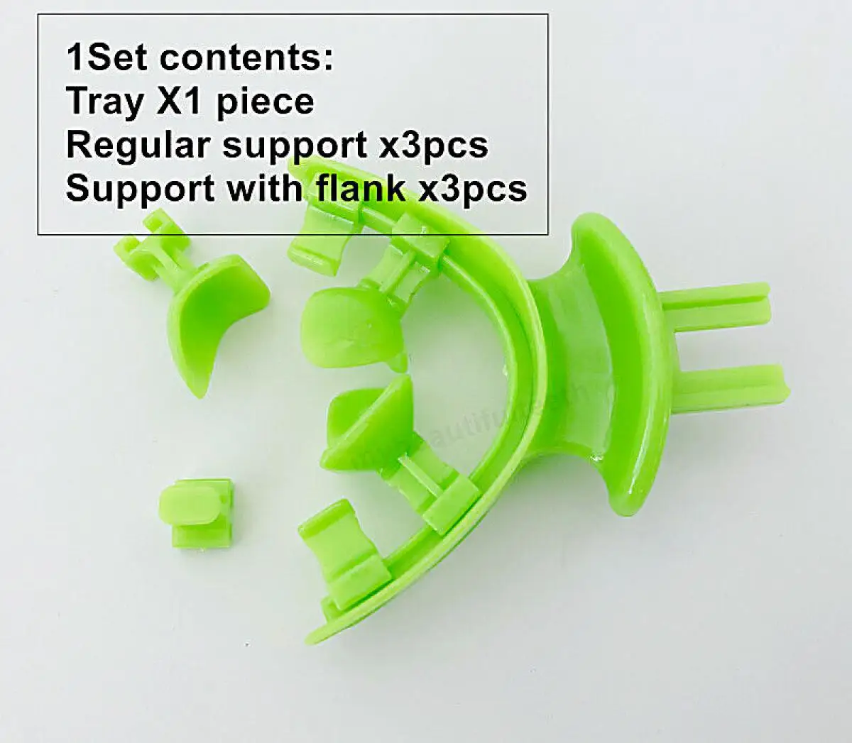 1 zestaw Dental Centric Tray edentuous Impression brań rejestracja tace FCB taca rama Cut UTS Facebow montaż artykulator