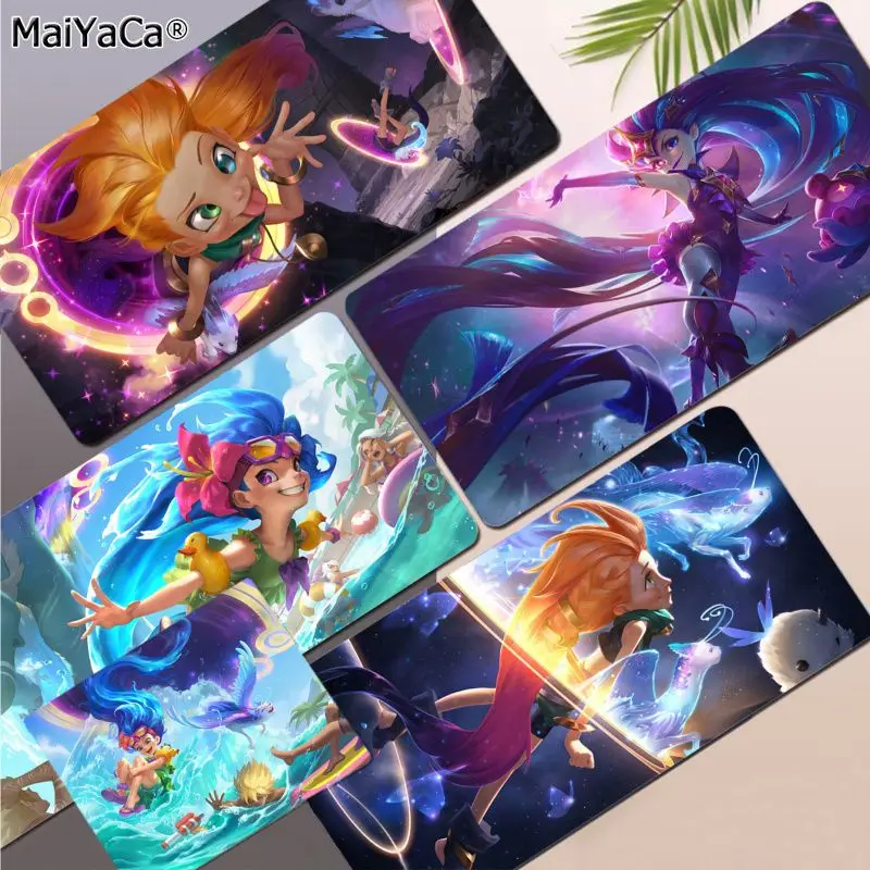 League of Legends Zoe large gaming mousepad L XL XXL gamer mouse pad Size for large Edge Locking Gameing World of tanks CS GO