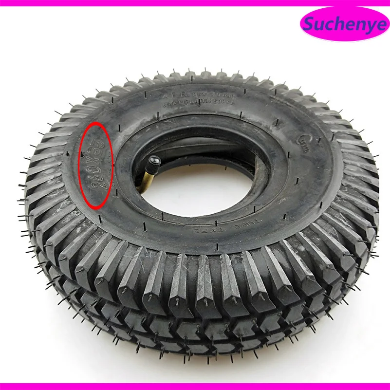 3.00-4 Inner Tire and Out Tyre 260x85 (10x3)  for Knobby Scooter, ATV  Go Kart Electric Scooter Wheelchair Wheelbarrow