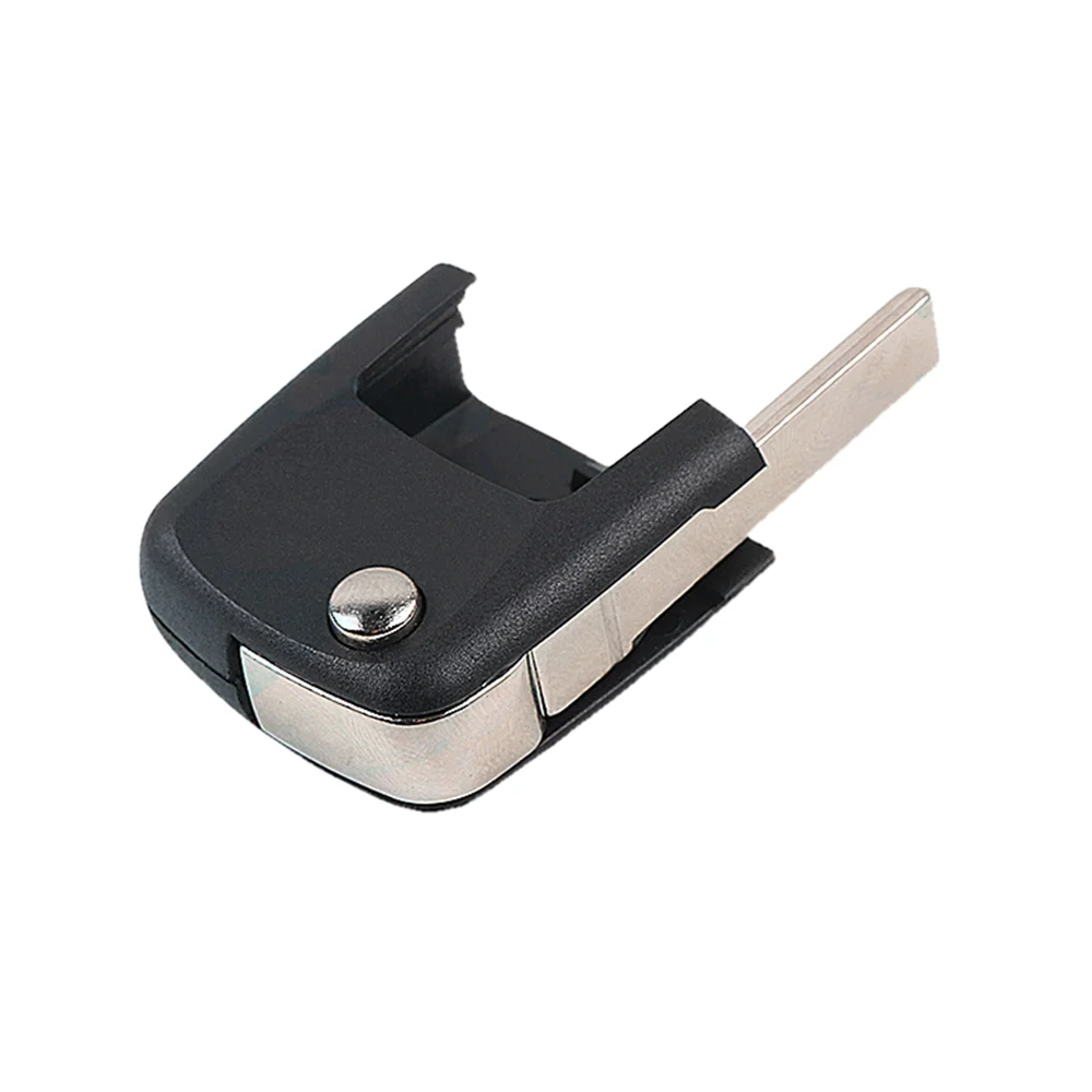 Tête de clé à distance à rabat carré, coque à puce vierge pour VOLKSWAGEN VW Jetta Touareg Passat Bora, lame HU66