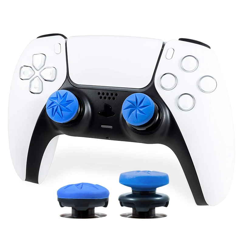 2Pcs Hand Grip Extenders Caps for PS4 Controller PS5 Performance Thumb Grips For PS4 Game Accessories