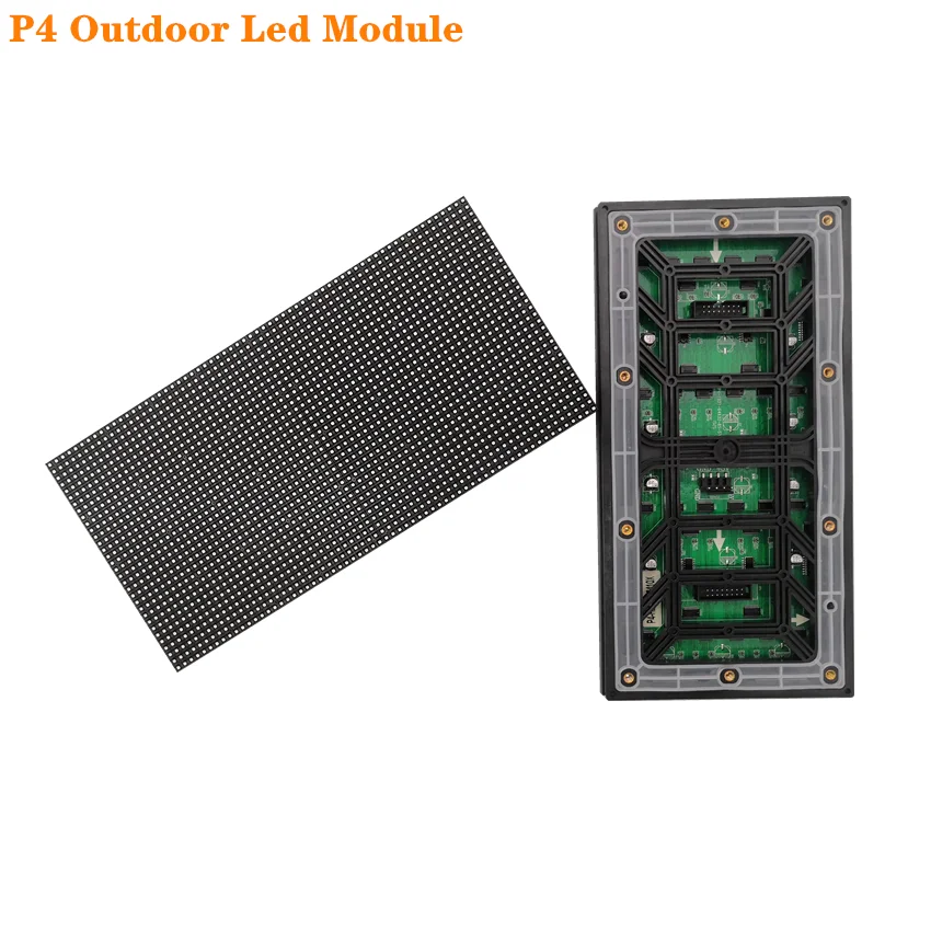 P4 Outdoor LED Display Full Color Outdoor LED Display Matrix Module SMD LED Ekran 256*128Mm 64*32 Titik