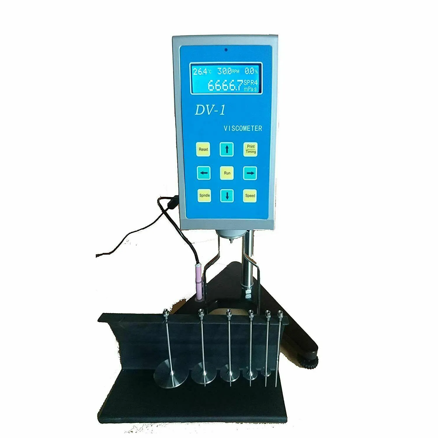 

Viscometer Rotational Viscosity Meter with Measuring Range 80 to 40,000,000 mPa·s Rotating Speed 0.1 to 99.9RPM