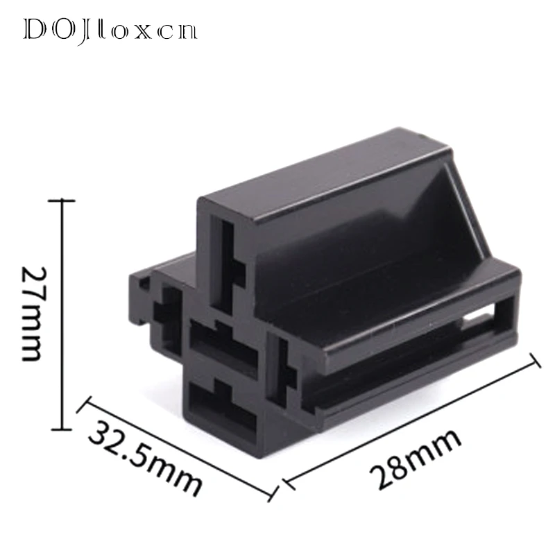 2/5 Sets 5 9 Pin Poles Automotive Relay Base Holder Socket DJJ7051-W6.3-21 DJJ7051A-6.3-21 DJJ7051-6.3-21 DJ7094-2.8/6.3-21