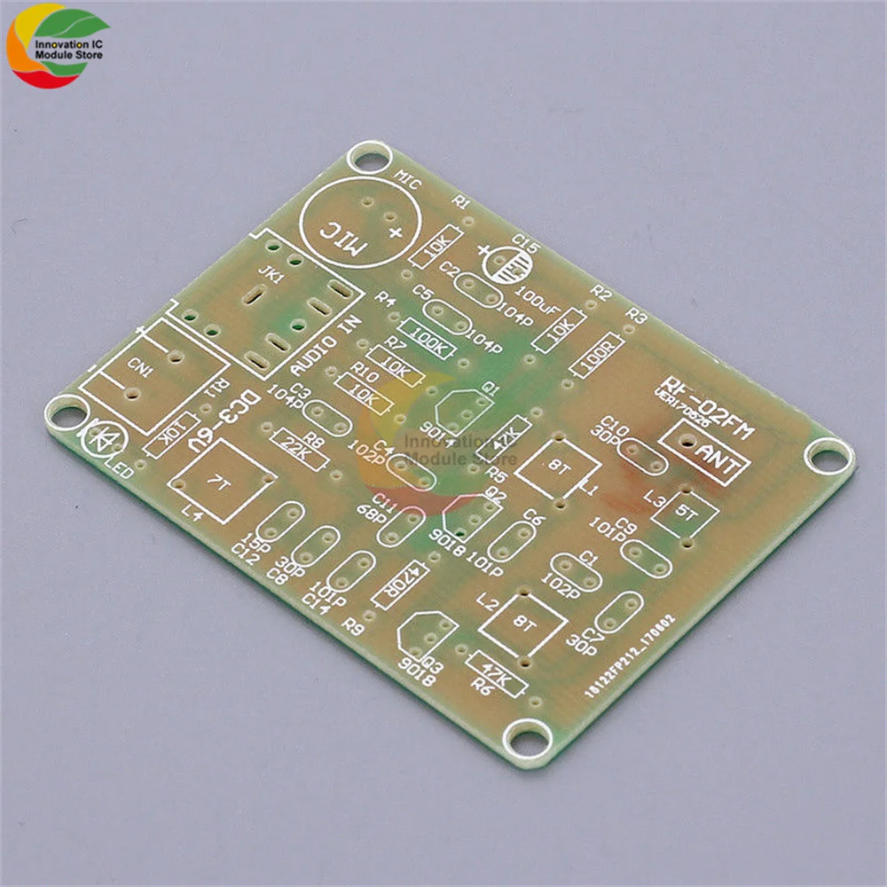 Kit FM Módulo Transmissor Sem Fio, DIY Eletrônico, Frequência, DC 3-6V, 88-108MHz