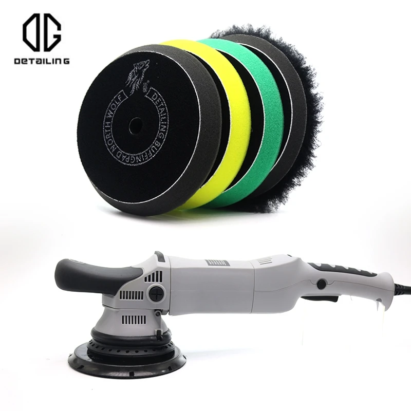 DETAILING 220V Electric Car Polisher Machine Kit Auto Polisher Variable Speed Sander Buffing Waxing Machine kit