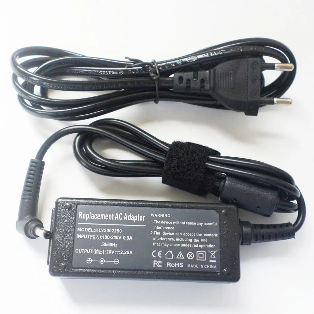 New 20V 2.25A 45W AC Adapter Battery Charger Power Supply Cord For For Lenovo ADLX45DLC2A ADL45WCD ADL45WCG ADL45WCC 4.0mm*1.7mm