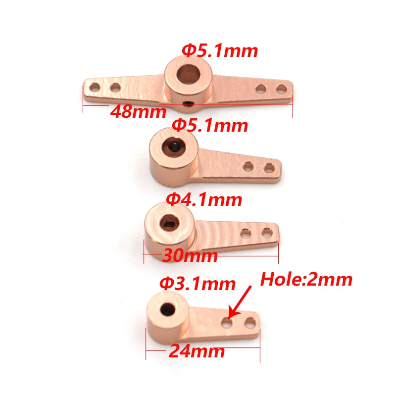 1pc rcカー/ボート金属ステアリングアームサーボホーンシングル/ダブルアーム3.1ミリメートル4.1ミリメートル5.1ミリメートルフタバwltoys hsp hpi himoto axia