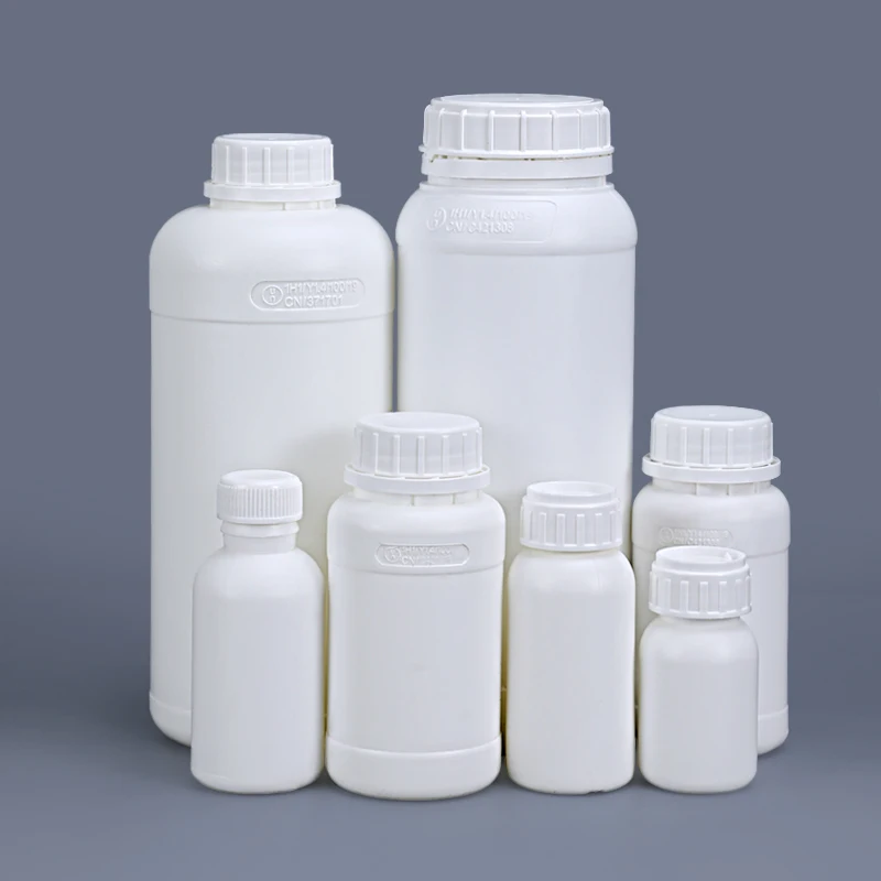 Thicken plastic fluorinated bottles chemical organic solvents container 50ML,100ML,200ML,250ML,500ML,1000ML