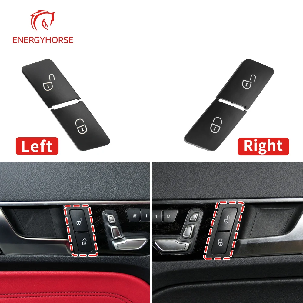 Left Right Interior Door Lock Unlock Switch Buttons For Mercedes Benz C A B GLK E GLE Class C204 GLK204 W212 W207 W166 W176 W246