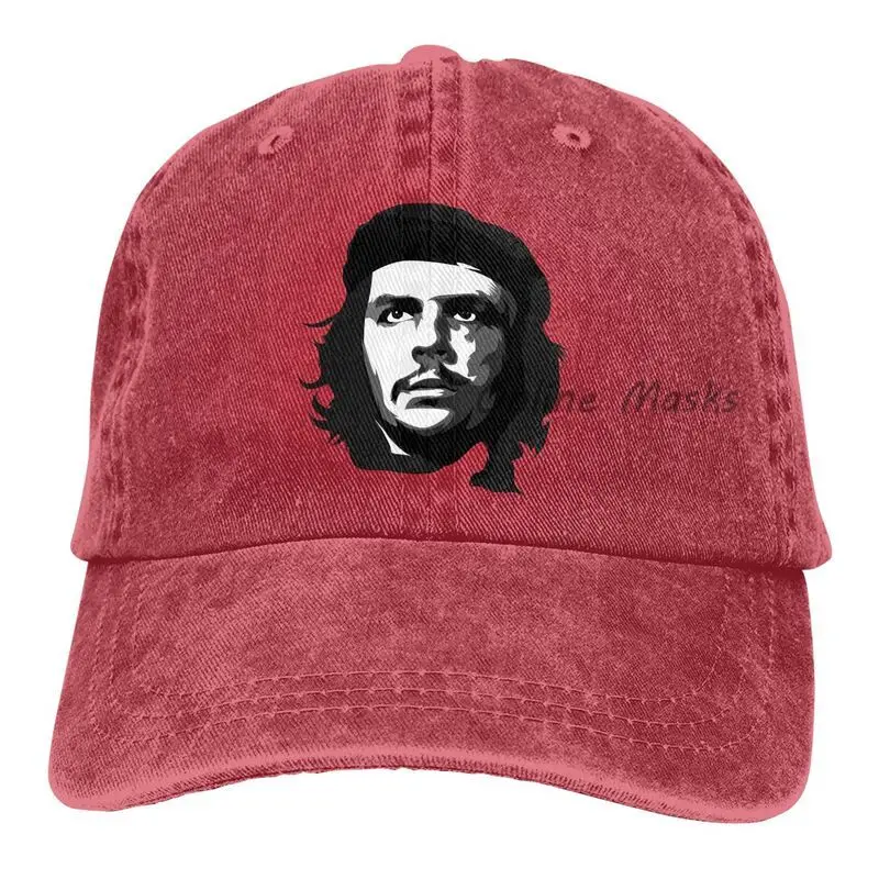 Guevara-男性と女性のためのトラック運転手の帽子,男性と女性のための調節可能な野球帽