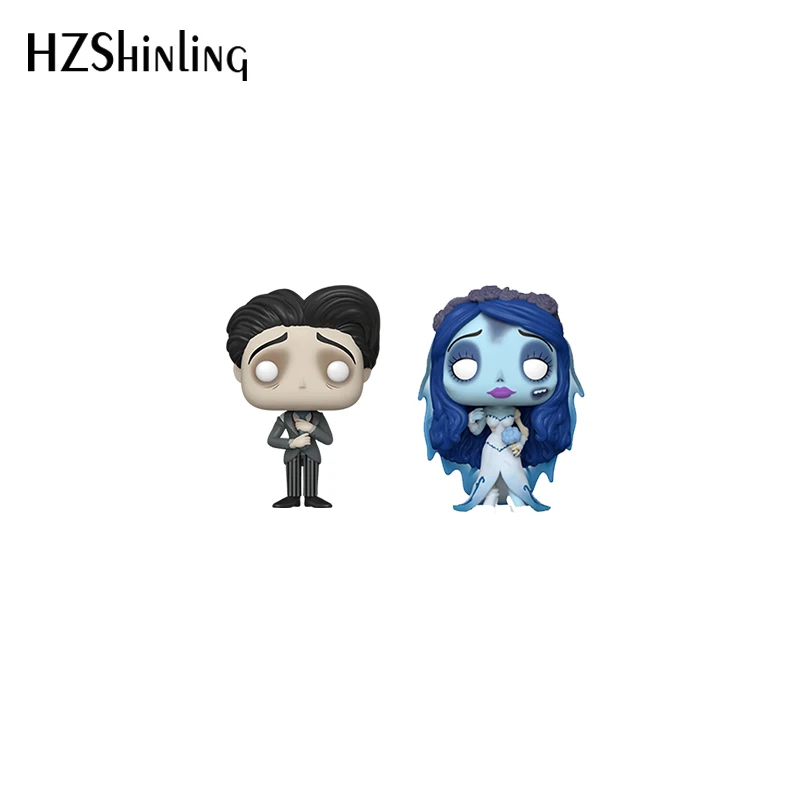 2020 New Corpse Bride Stud Earring Halloween Acrylic Earrings Handmade Resin Epoxy Jewelry Earring