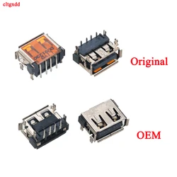 10piece Original New 2.0 USB Connector USB 2.0 Type A Female Data Port 4P for Laptop ASUS HP DELL Lenovo Toshiba Motherboard