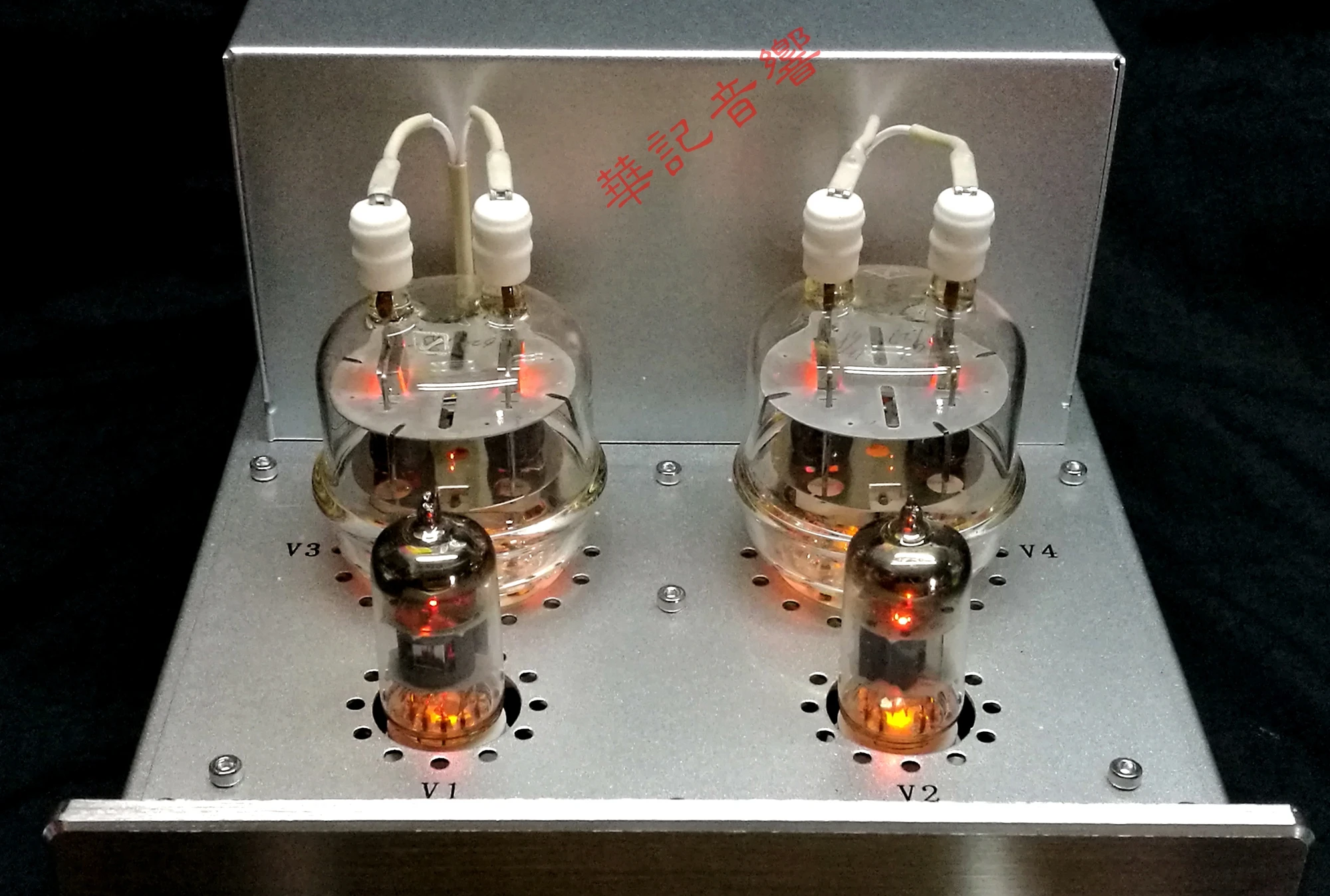 NEWest HUAJI ST-FU32PP 2*10W push-pull tube tube amplifier power amplifier, 28HZ-20KHZ, 6F2 (6U8, ECF82) x2, FU32 (832A) x2