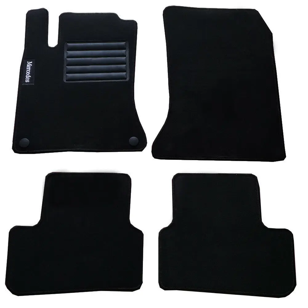 TAPPETINI AUTO IN MOQUETTE CON 2 CLIP DI FISSAGGIO PER MERCEDES CLASSE B 2013