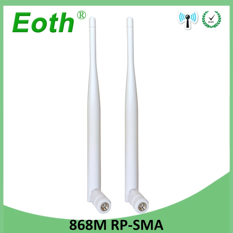 EOTH 5pcs 868mhz 안테나 5dbi sma female 915mhz lora antenne pbx iot 모듈 lorawan 신호 수신기 antena high gain