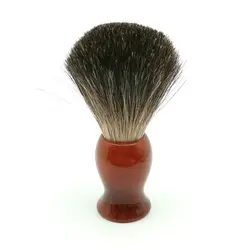 TEYO – brosse à raser les cheveux de Black Badger, avec manche en résine, parfait pour la sécurité, crème de rasoir à Double tranchant