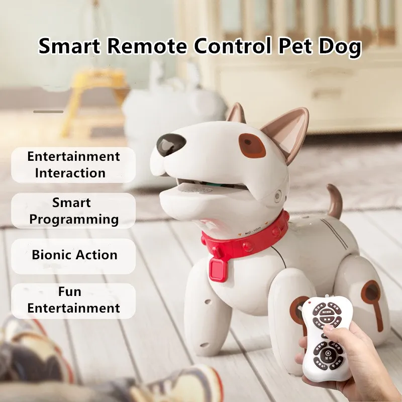 Intelligent Programming Machine RC Toy Dog Singing  Telling Stories Walking Children's Educational Electric Remote Control Dog