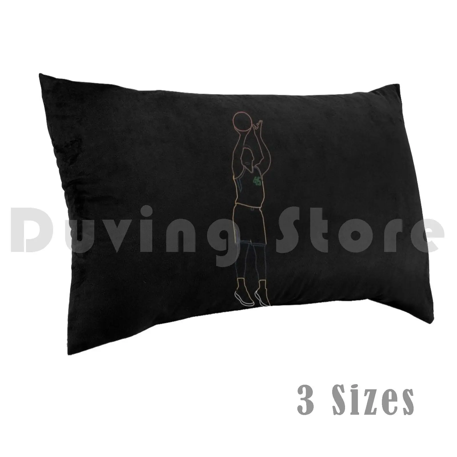 Donovan Mitchell Jumpshot NeonPillow case Donovan Mitchell Sports Basketball Neon Mitchel Jumpshot