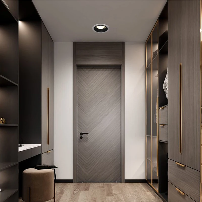High-End Dimmbare LED COB Strahler Deckenleuchte AC110V220V 9W 12W 20W 30W 36W Aluminium Einbau-Downlights Runde Panel Licht – Detail 9