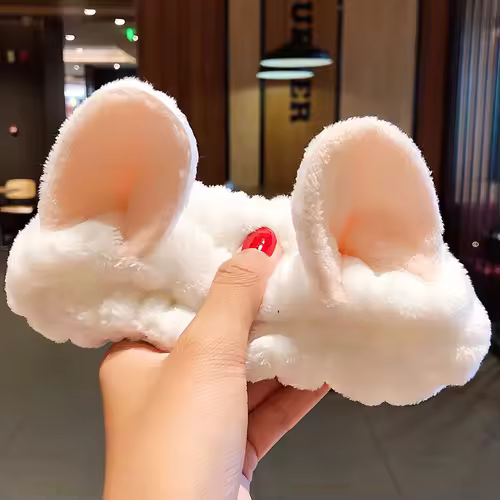 Wash Face Hair Holder Hairbands Soft Warm Coral Fleece Bow Animal Ears Headband For Women Girls Turban Fashion Hair Accessories - Image 25