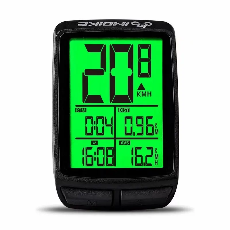 2024 Wireless Bicycle Odometer Powermeter Cycling Bike Power Meter Electronic Speedometer Account Km Speed For Mountain Computer