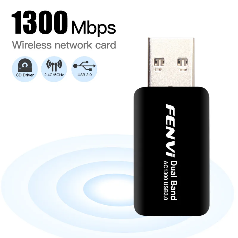 

1300 Мбит/с двухдиапазонный 2,4 ГГц/5 ГГц мини USB 3,0 Wlan Wi-Fi Беспроводной адаптер Сетевая карта 802.11ac для ноутбука ПК Windows 7/8/10